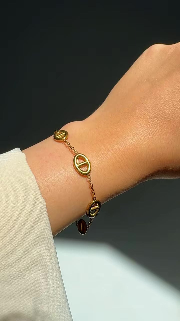 Bracelet Nour / Doré