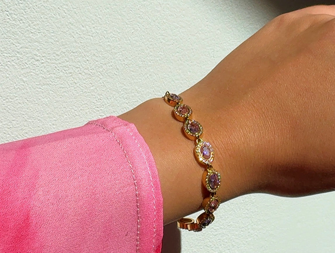 Bracelet Glam / Rose