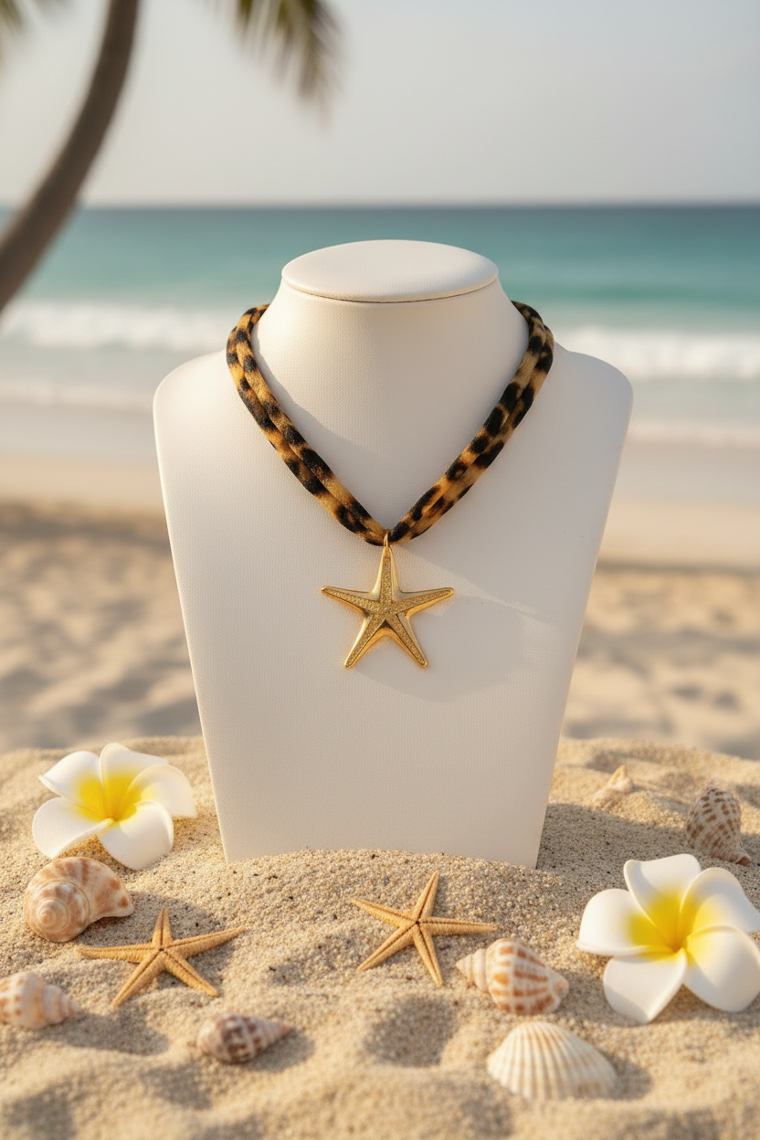 Collier Étoile de Mer – Summer Vibes sans personne